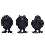 Three Wise Ravens 8.7cm