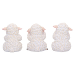 Three Wise Sheep 8.5cm