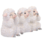 Three Wise Sheep 8.5cm