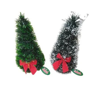 Tinsel Bow Tree 26cm