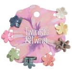 TnT Drop3 Mini Flower Claw Clips 8pc Ice Cream