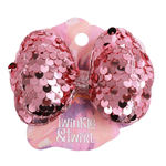 TnT Drop3 Sequin Bow Slide Pink