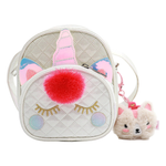 TnT Drop3 Unicorn Backpack Silver