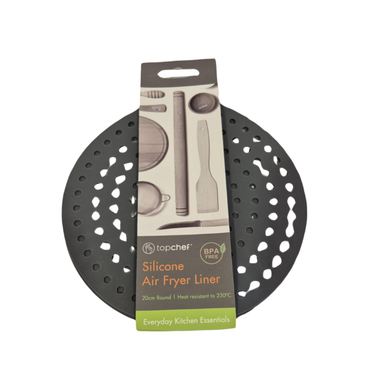 Topchef - Round Silicone Air Fryer Liner 2pk