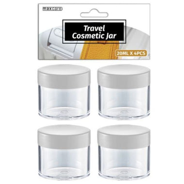 Travel Cosmetic Jar Plastic 20ml 4pcs