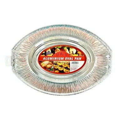 Tray Aluminum - Oval Deep - 46 x 34 x 7.6cm