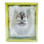 Tree of Life Stemless Glass