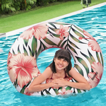 Tropical Palms Swim Ring 1.19m