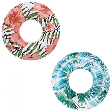 Tropical Palms Swim Ring 1.19m