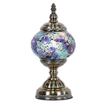 Turkish Lamp - Mosaic Purple-Blue-Gold