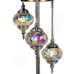 Turkish Mosaic Lamp - 3 Tier Multi Coloured Mosaic
