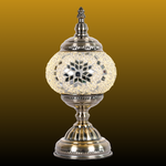 Turkish Mosaic Lamp - Mosaic White Star