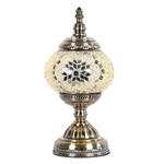 Turkish Mosaic Lamp - Mosaic White Star