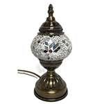 Turkish Mosaic Lamp - White Flower