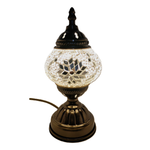 Turkish Mosaic Lamp - White Flower
