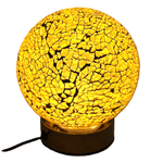 Turkish Mosaic Orange Globe USB LED Lamp