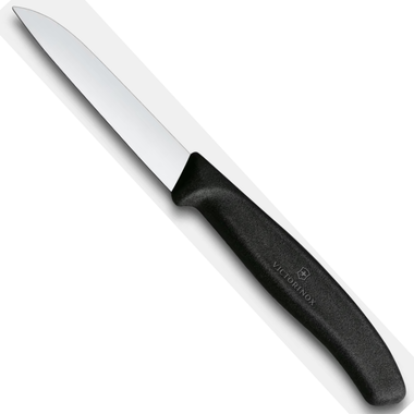 Victorinox Paring Knife Straight 8cm - Black