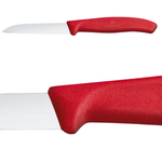 Victorinox Paring Knife Straight 8cm - Red