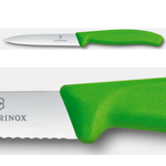 Victorinox Paring Knife Wavy 10cm - Green