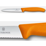 Victorinox Paring Knife Wavy 10cm - Orange
