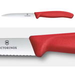Victorinox Paring Knife Wavy 10cm - Red