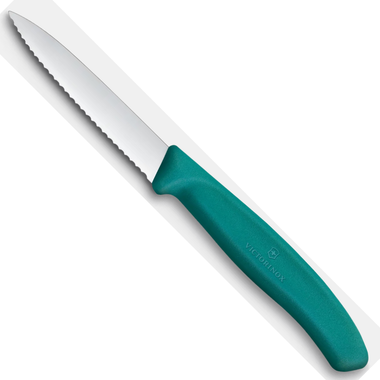 Victorinox Paring Knife Wavy 8cm - Green(New)