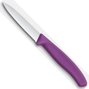 Victorinox Paring Knife Wavy 8cm - Purple(New)