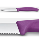 Victorinox Paring Knife Wavy 8cm - Purple(New)