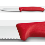 Victorinox Paring Knife Wavy 8cm - Red