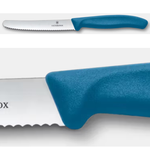 Victorinox Steak & Tomato Knife Wavy 11cm - Blue(New)