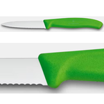 Victorinox Steak & Tomato Knife Wavy 11cm - Green