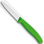 Victorinox Steak & Tomato Knife Wavy 11cm - Green