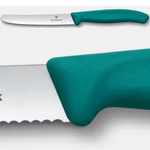 Victorinox Steak & Tomato Knife Wavy 11cm - Green(New)