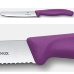 Victorinox Steak & Tomato Knife Wavy 11cm - Purple(New)