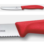 Victorinox Steak & Tomato Knife Wavy 11cm - Red(New)