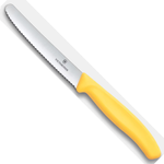 Victorinox Steak & Tomato Knife Wavy 11cm - Yellow(New)