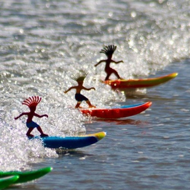 Wahu Beach Surfer Dude