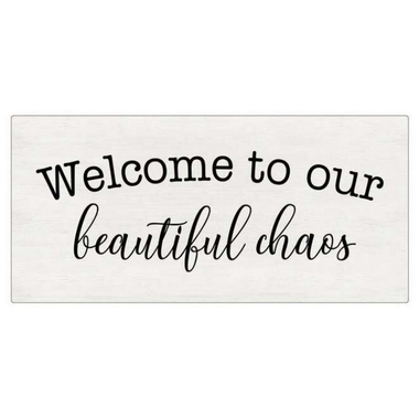 Wall Art - Beautiful Chaos (MDF) 30 x 60cm