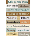 Wall Art - Brand New Day (MDF) 30 x 60cm