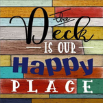 Wall Art - Happy Place (MDF)