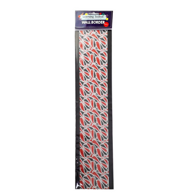 Wall Border NZ Koru Design 7pc
