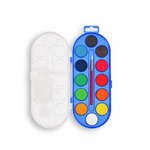 Water Colour Palette Set - 12 Colours with Paint Brush