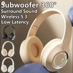 Wireless Headphones LED Folding