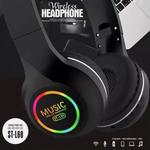 Wireless Headphones LED Folding