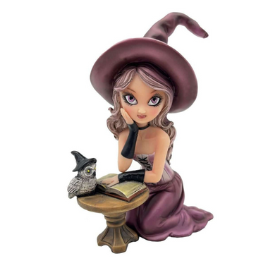 Witch Reading with Owl