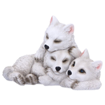 Wolf Sleepy Pups 14cm