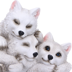 Wolf Sleepy Pups 14cm