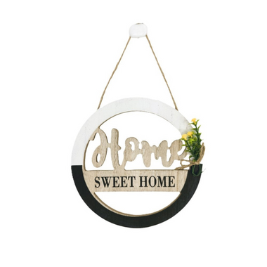 Wood Wall Hanging Home Sweet Home