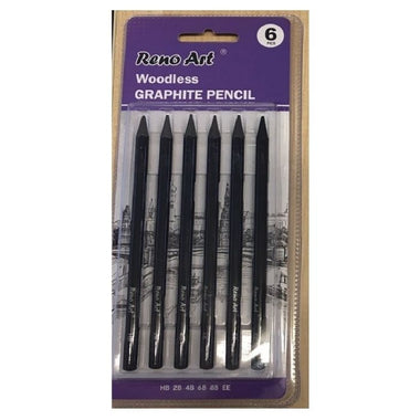 Woodless Graphite Pencil 6pc