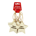Xmas Hanging Ornament 6Pc
